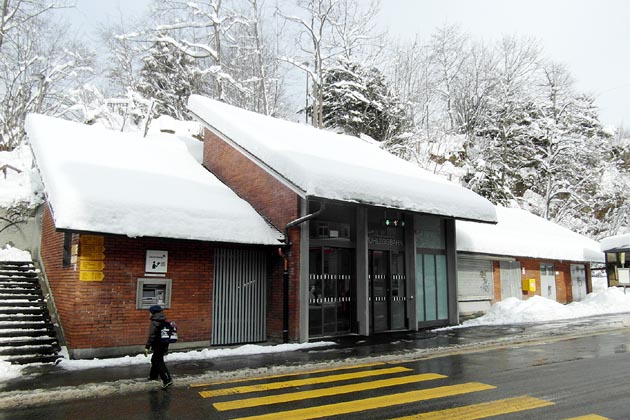 MSG St. Gallen Mühleggbahn Bergstation - 2019-01-11